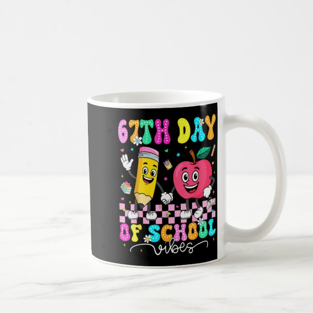 67th Day Of School Shirt 67 Days Smarter Teacher B Coffee Mug (Right)