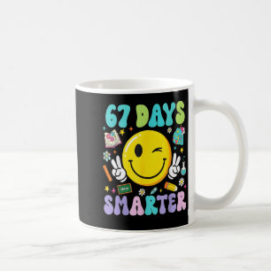 67th Day Of School Shirt 67 Days Smarter Teacher B Coffee Mug