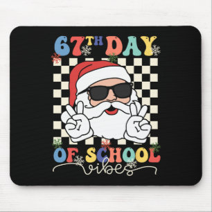67th Day Of School Vibe Funny Six Seven 67 Teacher Mouse Mat