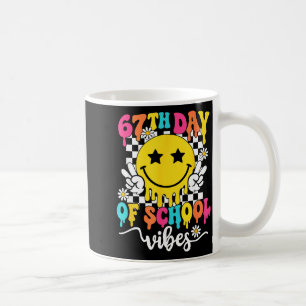 67th Day Of School Vibes Funny Six Seven 67 Meme S Coffee Mug