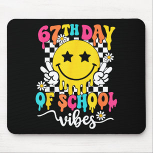 67th Day Of School Vibes Funny Six Seven 67 Meme S Mouse Mat
