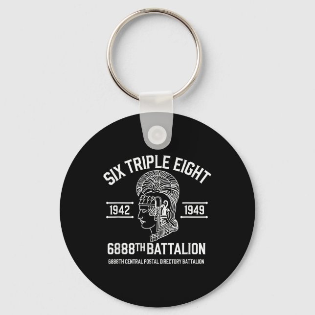 6888th Central Postal Directory Battalion 6 Triple Key Ring (Front)