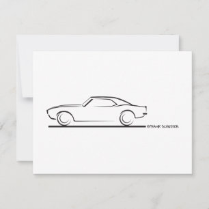 68 Camaro Hard Top BLK