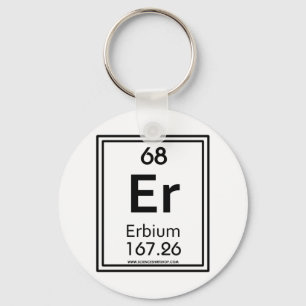 68 Erbium Key Ring