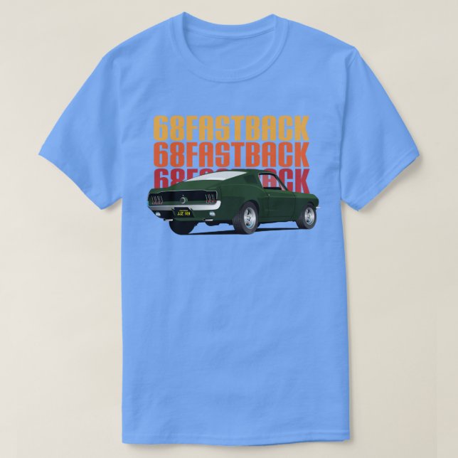 68 Fastback T-Shirt (Design Front)