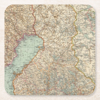68 Finland Square Paper Coaster