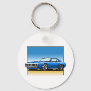 68_Firebird_BLUE Key Ring