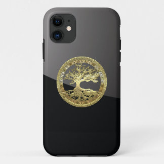 [68] Golden Celtic Tree of Life iPhone 11 Case