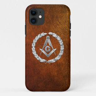 [68] Master Mason, 3rd Degree [Silver] iPhone 11 Case