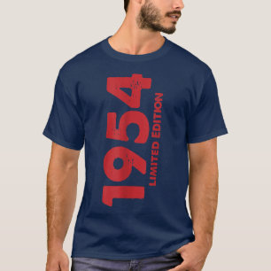 68 Years Old Birthday Vintage Born In 1954 Limited T-Shirt