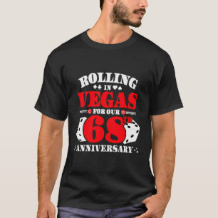 68Th Anniversary Couple - Las Vegas 68Th Wedding A T-Shirt