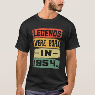 68th Birthday Gift 68 Years Legends Were Born In 1 T-Shirt