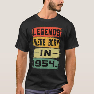 68th Birthday Gift 68 Years Legends Were Born In 1 T-Shirt