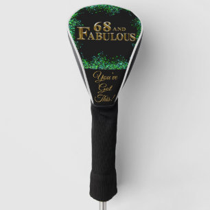 68th Birthday  Golf Head Cover