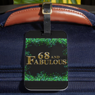 68th Birthday  Luggage Tag