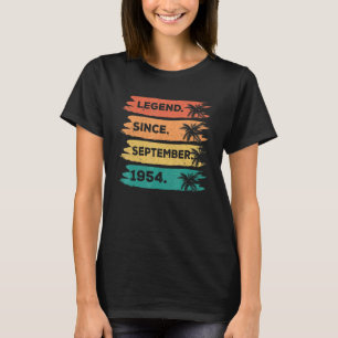 68th Birthday Retro Vintage Legend Since September T-Shirt