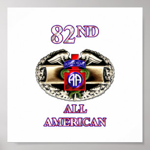 68W 82nd Airborne Division Poster
