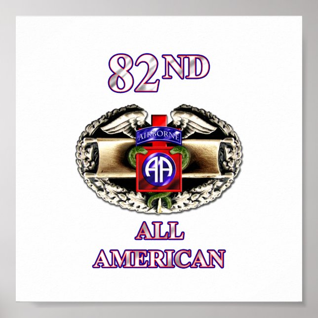 68W 82nd Airborne Division Poster (Front)