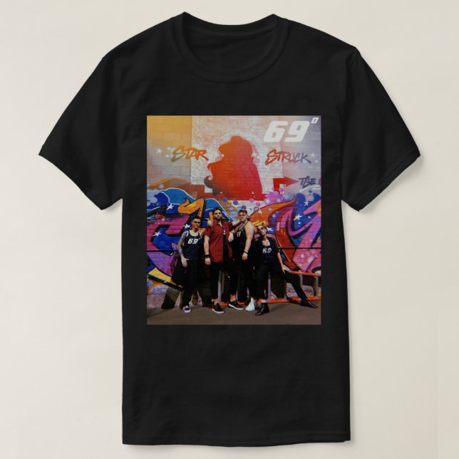 69º Star Struck Shirt - White Logo (Design Front)