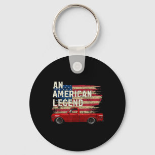 69 1969 1970 70 C10 Truck American Flag Legend Key Ring