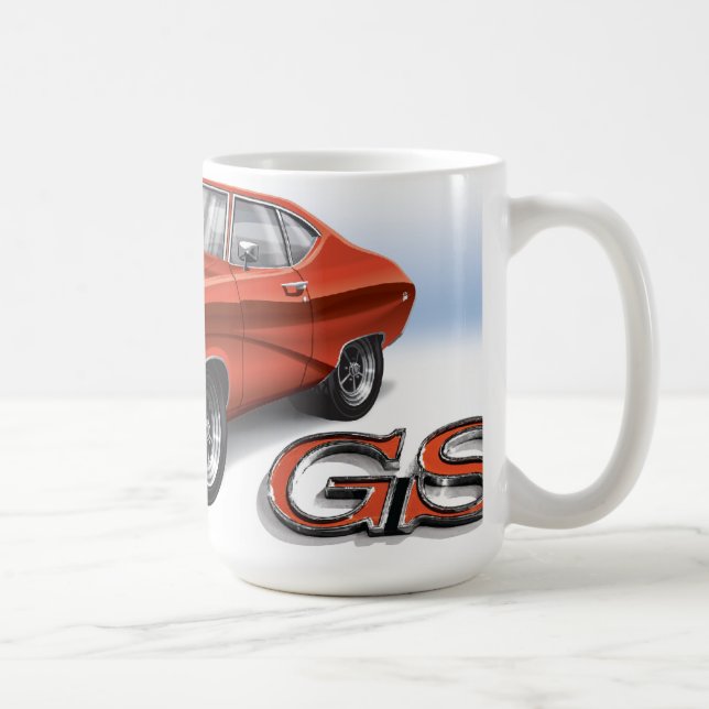 69 Buick GS in Red Coffee Mug (Right)