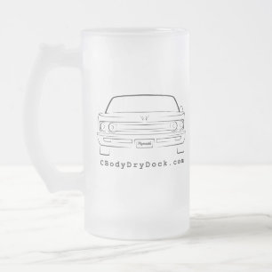 69 Fury Frosted Glass Beer Mug