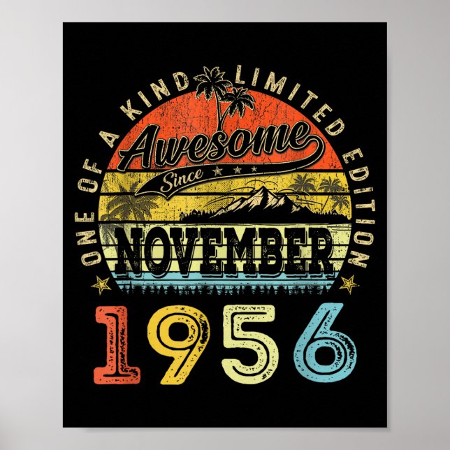 69 Limited Edition 1956 One Of A Kind November 69t Poster (Front)