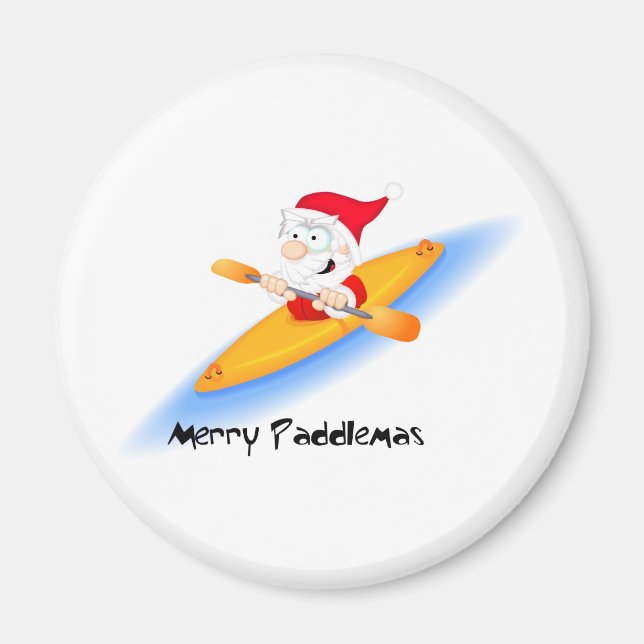 69_santa_paddler magnet (Front)