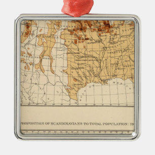 69 Scandinavians 1900 Metal Tree Decoration