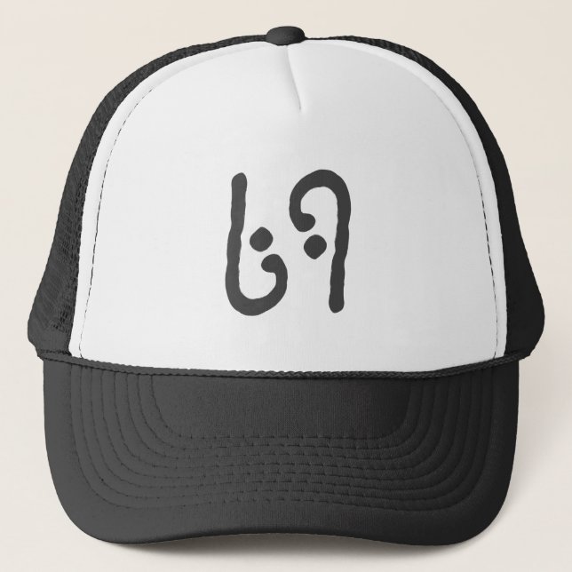 69 TRUCKER HAT (Front)