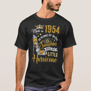 69 Year Old Made In 1954 Birthday Queen Diamond He T-Shirt