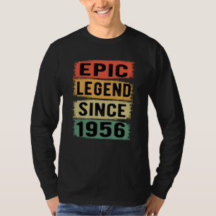 69 Years Old Bday 1956 Epic Legend 69th Birthday T-Shirt