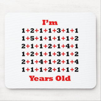 69 Years old Blk Red Mouse Mat