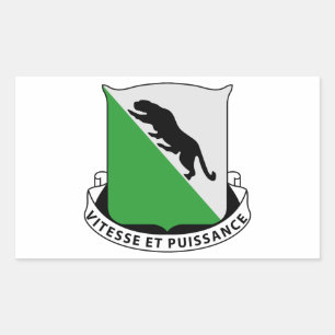 69th Armoured Regiment Rectangular Sticker