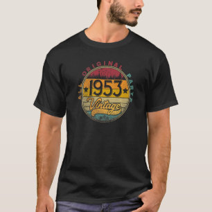 69th Birthday  Classic 1953 Vintage Men Women 69 Y T-Shirt