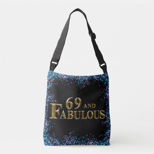 69th Birthday  Crossbody Bag (Front)