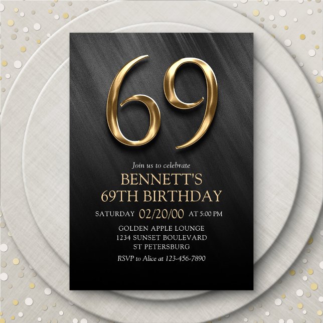 69th Birthday Invitation (Creator Uploaded)