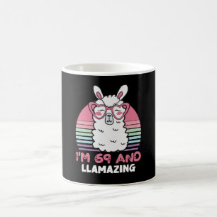 69th Birthday Llamazing Llama 69 Year Old Birthday Coffee Mug