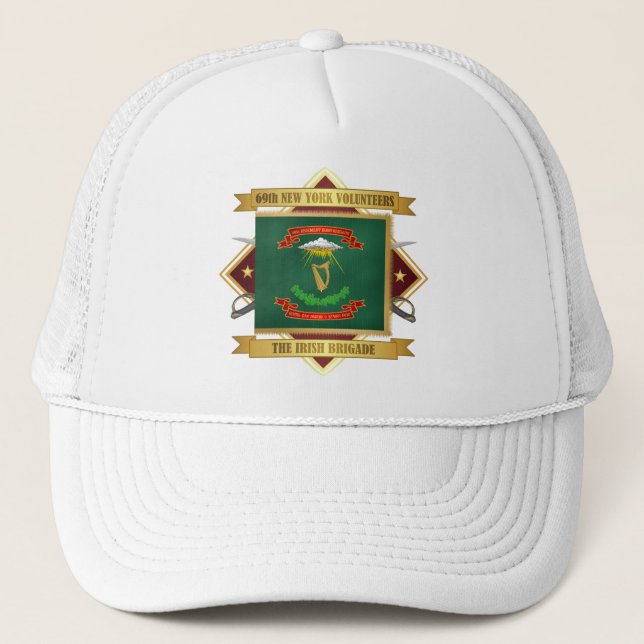 69th New York Volunteer Infantry Trucker Hat (Front)