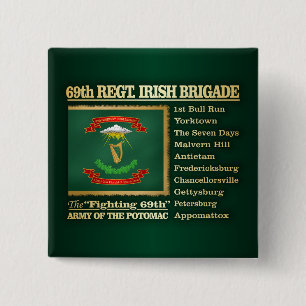 69th Regiment, Irish Brigade (BH) 15 Cm Square Badge