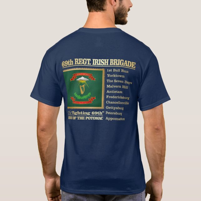 69th Regiment, Irish Brigade (BH) T-Shirt (Back)