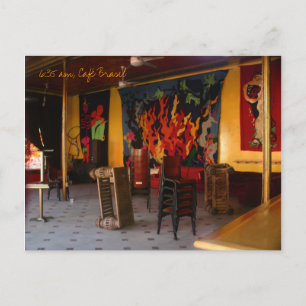 6:35am, Café Brasil, New Orleans Postcard