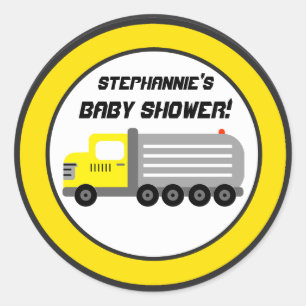 6 - 3"  Favour Stickers Construction