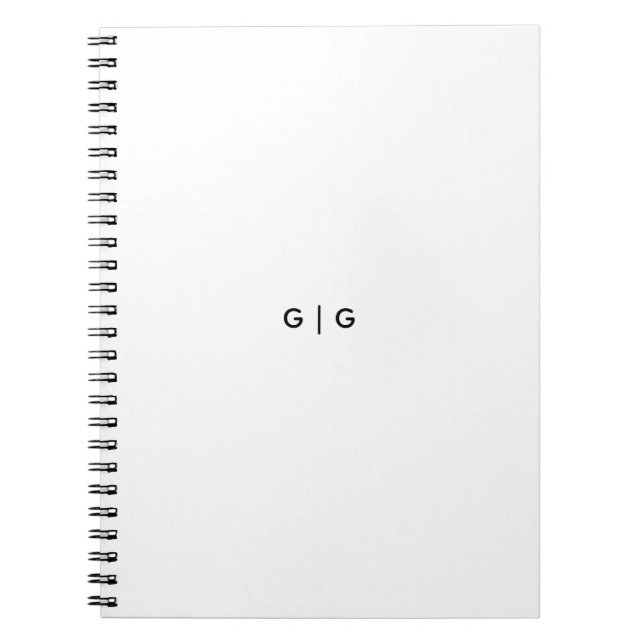 6.5" x 8.75" Classic Notebook (Front)
