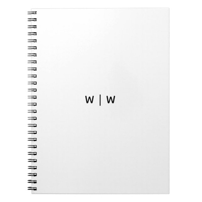 6.5" x 8.75" Classic Notebook (Front)