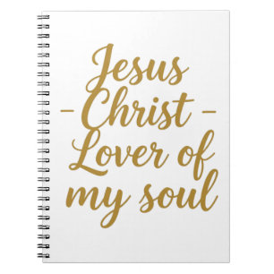 6.5" x 8.75" Classic Notebook - Lover of my soul