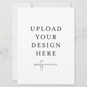 6.5" x 8.75" Invitation - Portrait