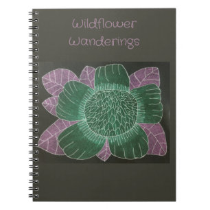 6.5" x 8.75" Wildflower Wanderings Notebook