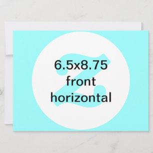6.5x8.75 horizontal invite