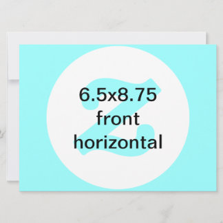 6.5x8.75 horizontal invite